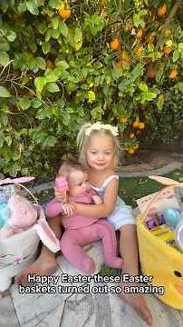 Making Easter Baskets for our girls! 💛