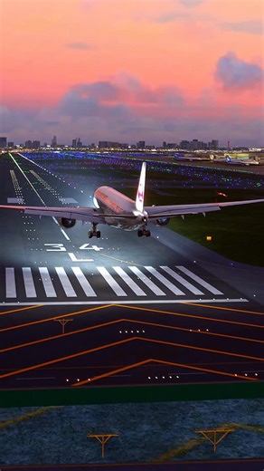 Flight Playground | MSFS on Instagram: "Airbus A350 landing at Tokyo Haneda. From Microsoft Flight Simulator 2020. #msfs #flightsimulator #a350 #planelanding #aviationdaily"