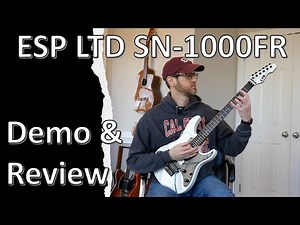 ESP LTD SN-1000FR - Demo & Review