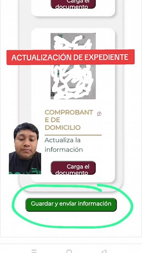 Actualización de Expediente Jóvenes Construyendo el Futuro