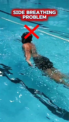 Side Breathing Problem? Fix It with These 3 Easy Tips! 🏊‍♂️ #breathingproblem पानी में सास कैसे ले