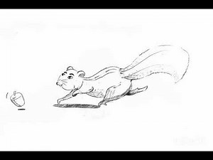 2D Animation | Squirrel Run Cycle