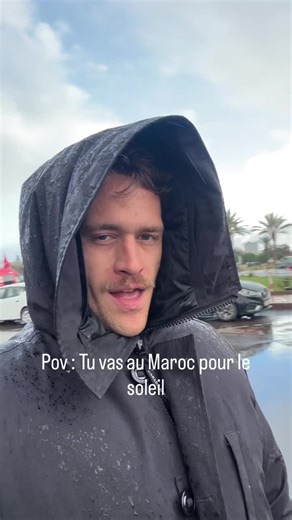 Tout va bien au Maroc Maman 🌧️💌🇲🇦 #maroc #pluie #voyage #aventure #travel