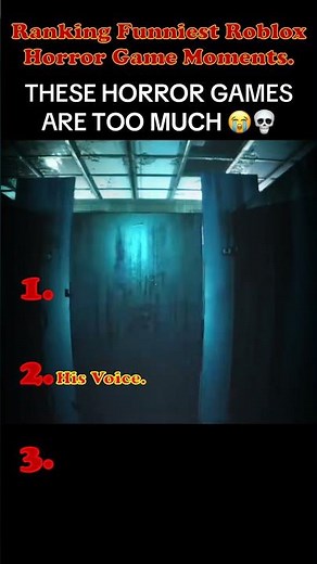 Ranking The Funniest Horror Game Fails #roblox #horror #fails