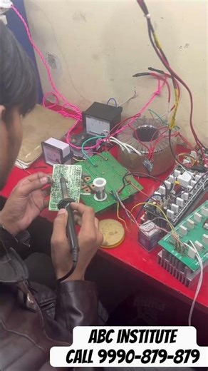 Amplifier repairing course live practical in ABC institute #viral #amplifier_repairing_course