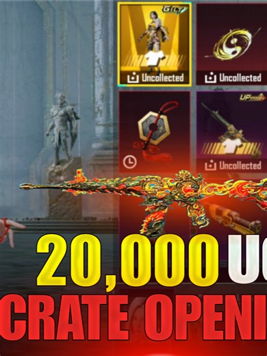 20,000 UC Crate Opening in PUBG Mobile