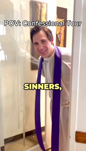 Behind the scenes in the confessional #catholicpriest #confession #Jesus #forgiveness #behindthescenes | Fr. David Michael Moses