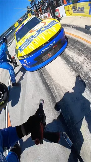 2025 NASCAR Xfinity Series Pit Stop Texas 2 #pov #automobile #racing #nascar #race #pitcrew #texas