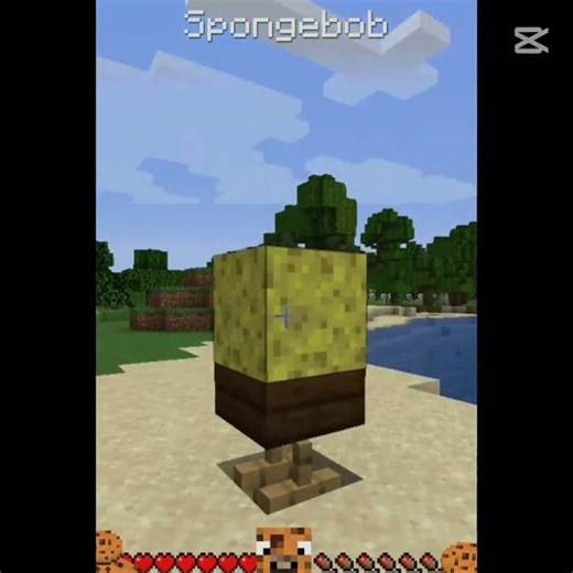 How to Build Spongebob in Minecraft... but he's BUILT different 💀