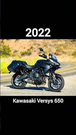 Evolution of Kawasaki Versys 650 (2007~2026)#shorts #viral #evolution #kawasaki #versys650 #youtube
