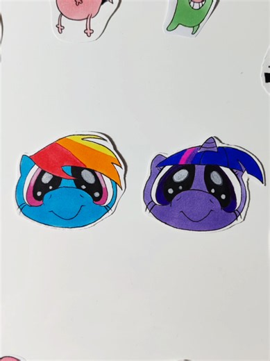 Twilight Sparkle & Rainbow Dash Easy Drawing Guide