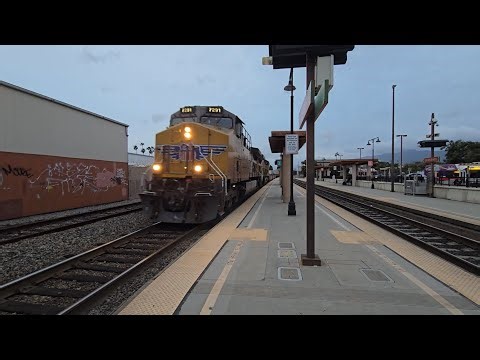 Union Pacific Freight Trains At Glendale Station