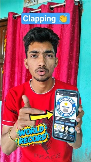 CAN I BREAK 1 MIN. CLAPPING WORLD RECORD?🤔 #shorts