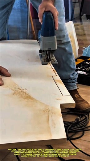 Smart Notch Cutting with Jigsaw | Accurate Wood Joint Technique.