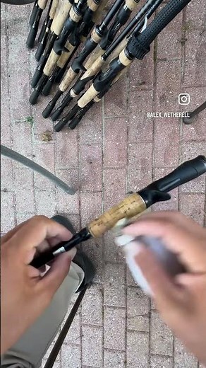 Simple How-To: cleaning my fishing rod cork handles at the end of the season