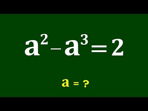 A Nice Algebra Problem | Math Olympiad | How to find a=?