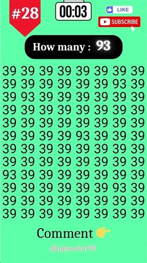 Only 1% Can Solve : Genius IQ Test