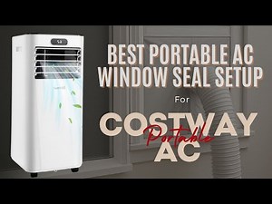 Best Portable AC Window Seal Setup for Summer 2025 | Full Walkthrough #summer #2025