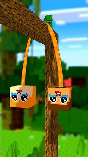 Steve Worm and Alex Climb to the Zombie | Minecraft Animation #shorts