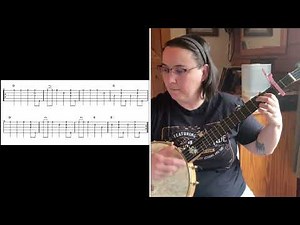 Angeline The Baker Play Along With Tabs On Screen | Clawhammer Banjo Lesson