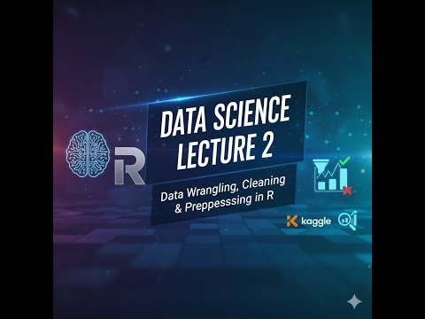 Data Science with R | Lecture 2 | R Data Structures & Accessing Rows and Columns (Multiple Methods)