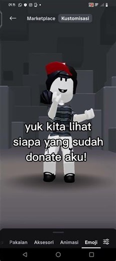 yang mau donate ini nama akunku (amarr-gwahh) maaf ya kalo gamepassnya dikit aku males bikin soalnya