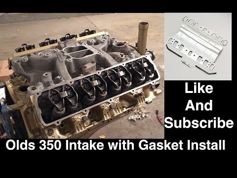 Installing Edelbrock Performer Intake with Gasket on an Oldsmobile 350