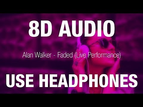 Alan Walker - Faded (Live Performance) | 8D AUDIO | 8D EDM