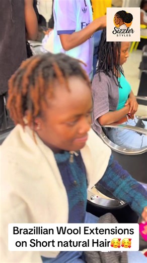 Creating Beautiful Brazilian Wool Extensions for Short Hair