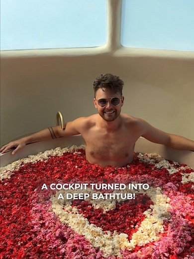 Book here: https://book.privatejetvilla.com/ She said YES to forever in the most breathtaking spot! 💍 This private jet villa was the perfect setting for our magical moment. ❤️ #proposal #privatejetvilla #engaged #fyp #viral #forever