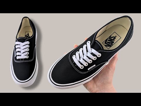 HOW TO LACE VANS AUTHENTIC (STANDARD WAY)