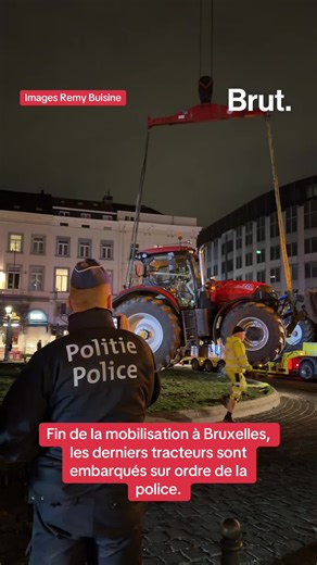 Mobilisation à Bruxelles : Derniers Tracteurs Embarqués