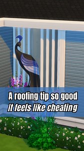 11K views · 144 reactions | This is so easy it feels like cheating… You will never fight this roof shape again after seeing this. Tag a Sims builder who needs this  Save for later  #TheSims4 #Sims4Builders #Sims4Tips | ElliSims | Facebook