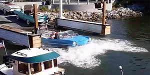 A Disney ride lets you drive vintage cars into a lake