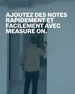 Prenez note : voici comment ajouter des notes sur MeasureOn. Simple, non ? Téléchargez MeasureOn maintenant : https://www.bosch-professional.com/measureon/ | Bosch Professional Outillage électroportatif et accessoires