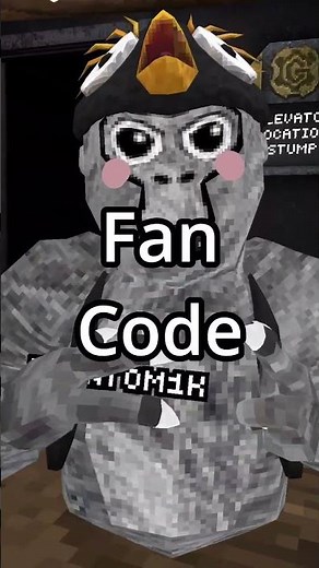 Day 1 Of Joining My Fan code! (Gorilla Tag)