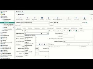 CREANDO PRODUCTOS EN SOFTWARE TRYTON ERP