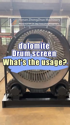 1.5K views | Function and working principle of dolomite drum screen#sievingmachine #MaterialClassification #centrifuge #RolleScreen | Chill Vibes | Facebook