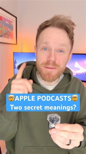 Why does the iPhone’s Podcast icon look like that? 📲 And is there a secret second meaning?🍏 #apple