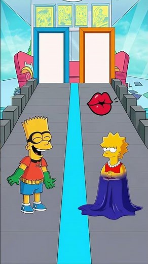 Bart Robin Vs Lisa Raven The Simpsons
