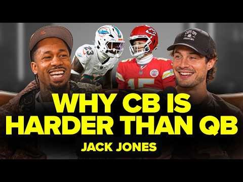 NFL Corner Jack Jones on WHY CB Is HARDER Than QB