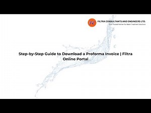 Step-by-Step Guide to Download a Proforma Invoice | Filtra Online Portal