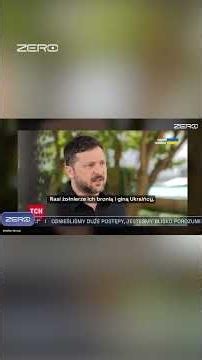 ZEŁENSKI KOMENTUJE ODEBRANIE ORDERU ORŁA BIAŁEGO
