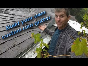 Building a Custom Rain Gutter out of Sheet Metal