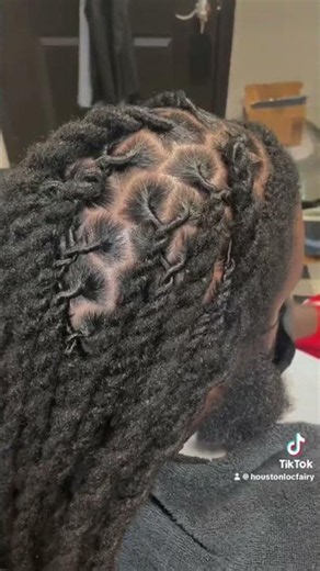 Loc maintenance at its finest. #locs #houstonlocfairy #houstonlocs #dreadlocks #locstyles
