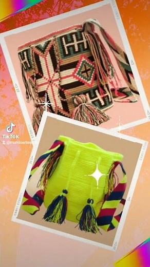 💓 MOCHILAS WAYUU paso a paso - Artesanía Wayuu Bolsos a Crochet