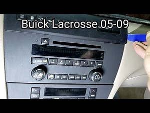 Buick Lacrosse OEM Radio Removal
