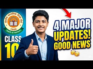 Class 10th cbse good news 🥳🥳/ 4 major updates 🔥😍