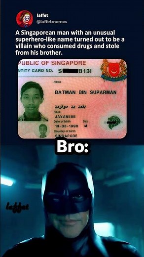 BATMAN BIN SUPARMAN😭
