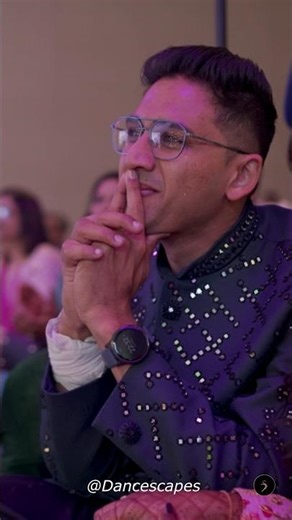 Groom crying on seeing her bride dance for him on Akhar|| Indian Sangeet || Dancescapes